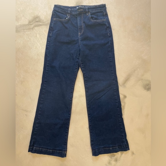 Chelsea & Violet Wide-Leg Dark Denim JeansEffortless Chic Size 28